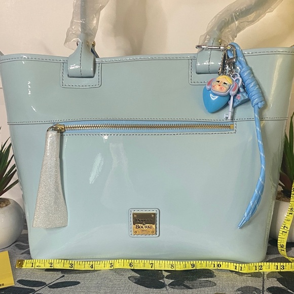 Dooney & Bourke patent leather Beacon lite blue NWT - Picture 12 of 12